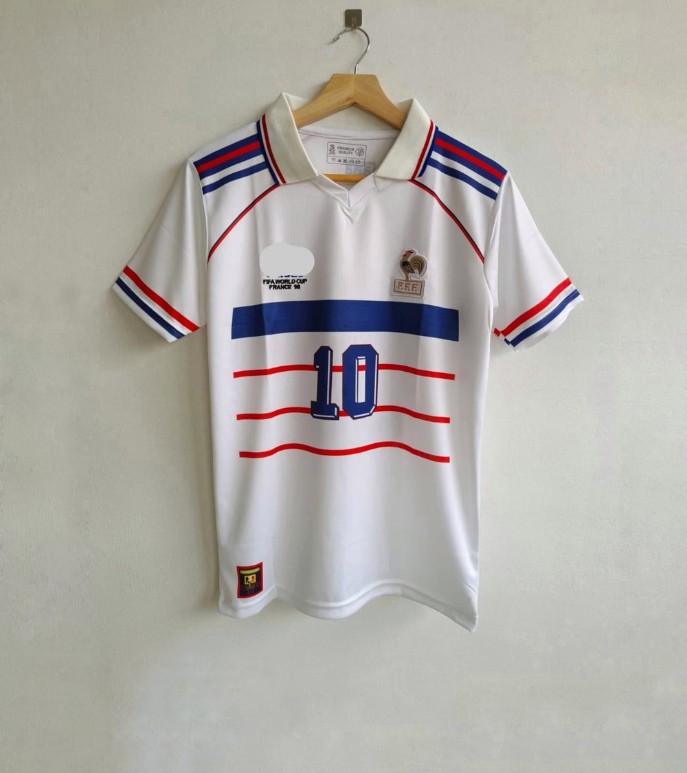 France 2006 zidane half sleeves retro