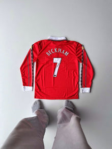 Manchester United D. Beckham 1998-1999 full sleeves retro