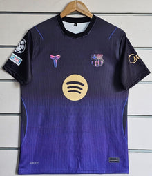 FC Barcelona new season #10 LAMINE YAMAL - Purple black half sleeve (EMBROIDERY)