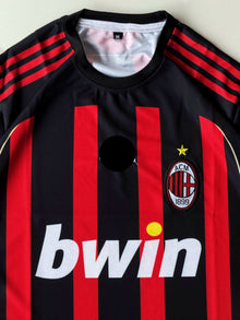 Ac milan 2006-07 home Maldini half sleeves retro