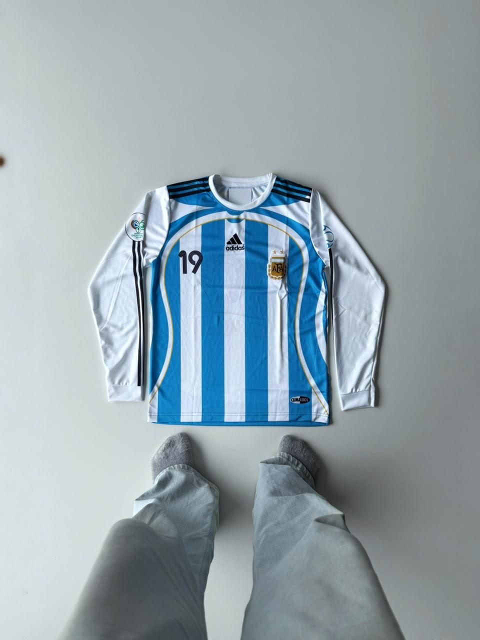 Argentina Messi Full Sleeve Embroidery