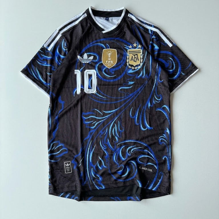 ARGENTINA WORLD CUP EDITION KIT BLACK (EMBROIDERY