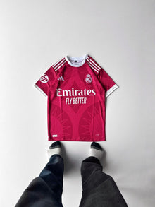 New season Real madrid Mbappe Red fan made half sleeve