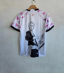 Japan x Zoro One Piece Embroidery Football Jersey - Half Sleeve