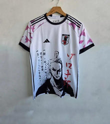 Japan x Zoro One Piece Embroidery Football Jersey - Half Sleeve