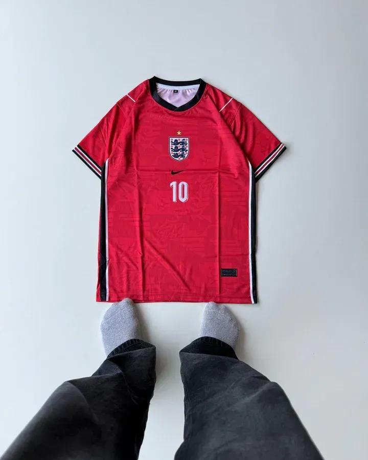 England Bellingham #10 World Cup 2026 Jersey - Red Half Sleeve