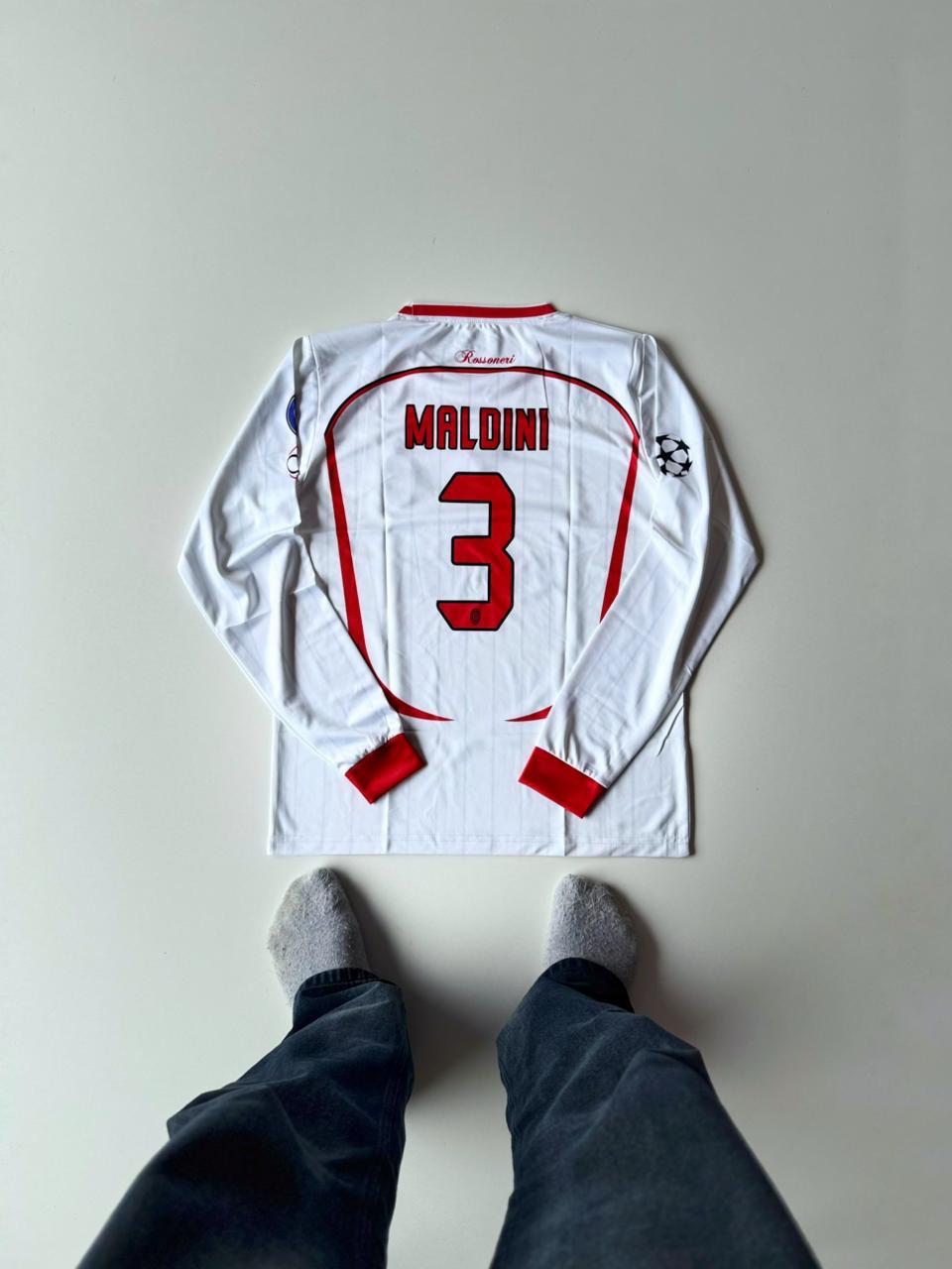 Milan maldini Away Full Sleeve Embroidery